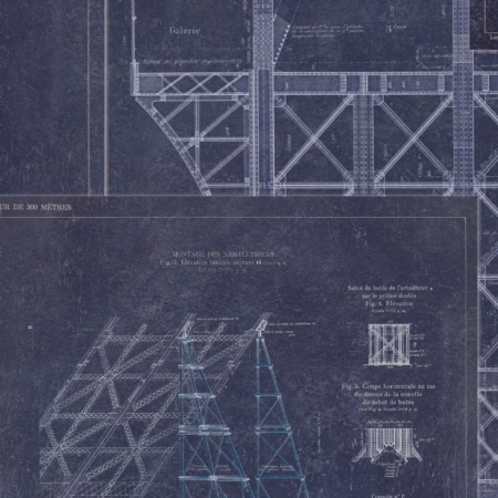 GRAND EIFFEL BLUE WP20219 | Malcolm Fabrics NZ
