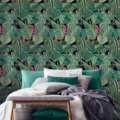 TROPICAL FOLIAGE Anthracite WP20366 | Malcolm Fabrics NZ