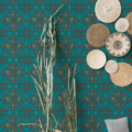 HINDU BLOOM Topaz WP20408 | Malcolm Fabrics NZ