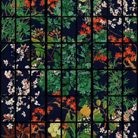 JAPANESE GARDEN by Night WP20341 | Malcolm Fabrics NZ