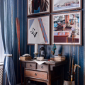 KATALIN STRIPE Seaport Blue WP30070 | Malcolm Fabrics NZ KATALIN STRIPE Seaport Blue WP30070 | Malcolm Fabrics NZ