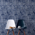 LOUVRE BLUE WP20021 | Malcolm Fabrics NZ