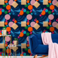 PSEUDOMORPH in Blue WP20329 | Malcolm Fabrics NZ PSEUDOMORPH in Blue WP20329 | Malcolm Fabrics NZ