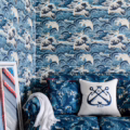 SEA WAVES Light Blue WP30060 | Malcolm Fabrics NZ SEA WAVES Light Blue WP30060 | Malcolm Fabrics NZ