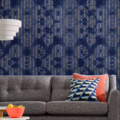 WASHED SHIBORI Indigo WP20396 | Malcolm Fabrics NZ