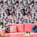 WATCH OUT! Pink WP20385 | Malcolm Fabrics NZ WATCH OUT! Pink WP20385 | Malcolm Fabrics NZ