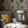 FLEURS D'IRIS Aquamarine WP20476 | Malcolm Fabrics NZ