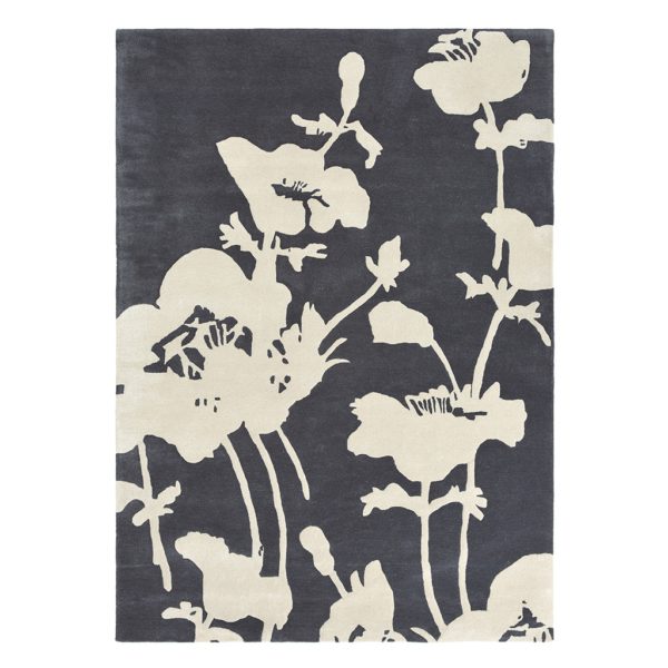 FB Floral-300-Charcoal 39604 | Malcolm Fabrics NZ
