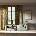 Calathea Azul/Onsen/French Ochre/Paprika 121138 | Malcolm Fabrics NZ Calathea Azul/Onsen/French Ochre/Paprika 121138 | Malcolm Fabrics NZ