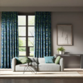 Serpenti Velvet Onsen/Emerald/Azul 121139 | Malcolm Fabrics NZ