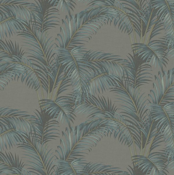 PALMARIA TEAL | Malcolm Fabrics NZ