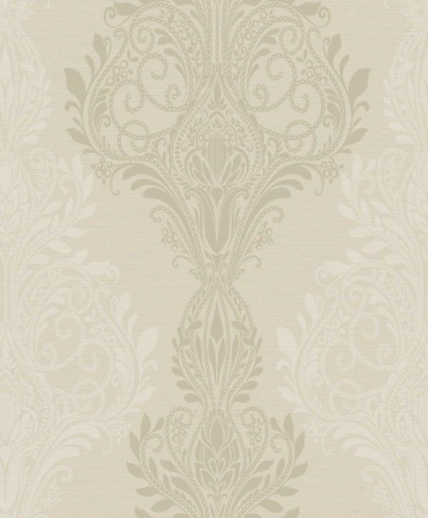 SLOANE DAMASK IRID. GOLD BEAD | Malcolm Fabrics NZ