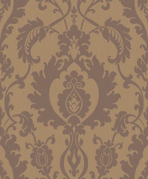 BOLD DAMASK COPPER BEAD | Malcolm Fabrics NZ