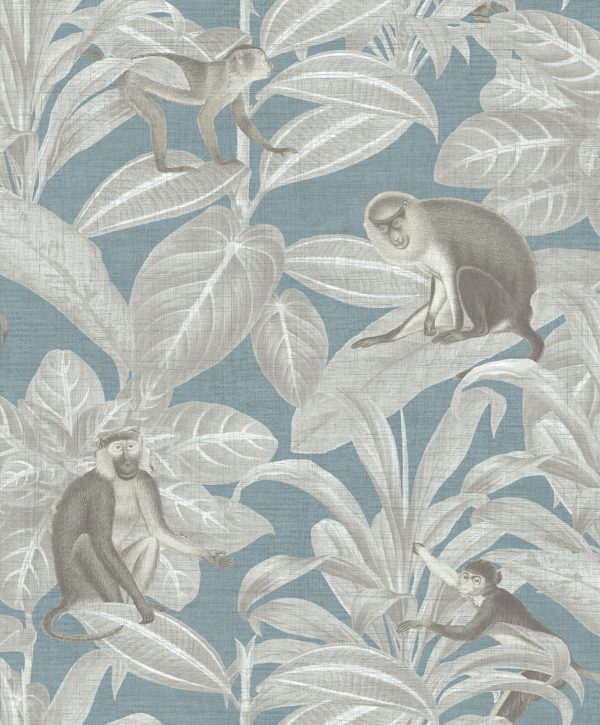 INDIAN MONKEY TEAL | Malcolm Fabrics NZ