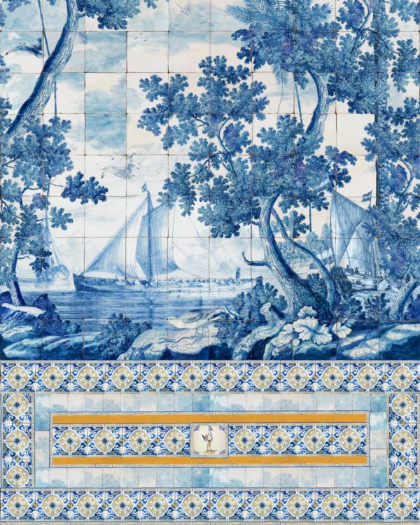 AZURE Mural | Malcolm Fabrics NZ