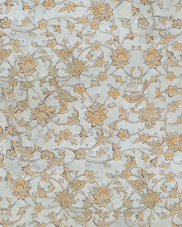 BACKYARD FLOWERING Ether Blue | Malcolm Fabrics NZ