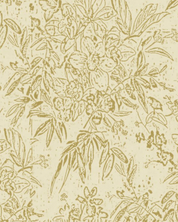 CHERRY ORCHARD Sand | Malcolm Fabrics NZ