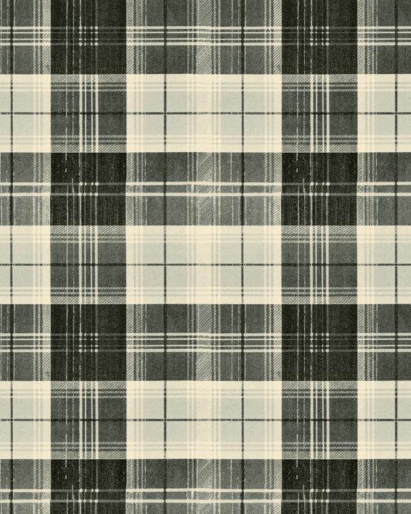 COUNTRYSIDE PLAID Charcoal | Malcolm Fabrics NZ