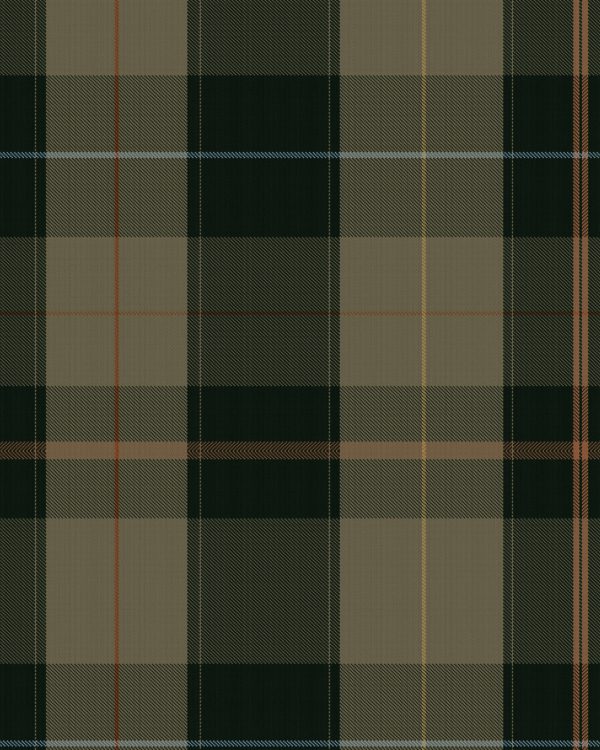 EQUESTRIAN PLAID Khaki | Malcolm Fabrics NZ