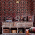 FLORICSOME Blueprint Wallpaper WP30152 | Malcolm Fabrics NZ