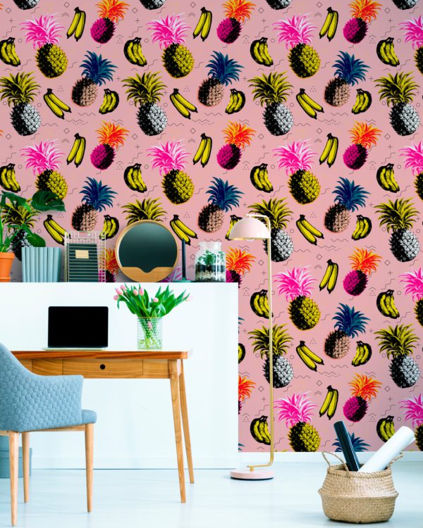 FLYING OBJECTS Pink | Malcolm Fabrics NZ