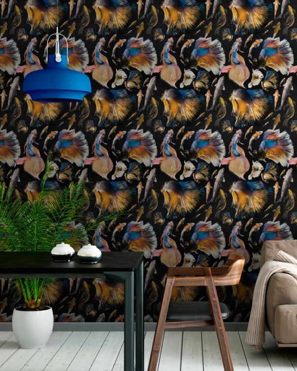 GOLDFISH Anthracite | Malcolm Fabrics NZ