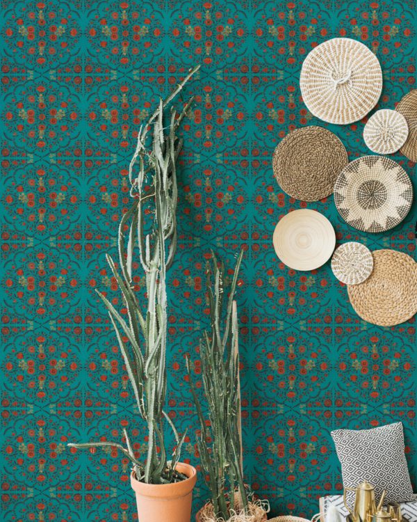 HINDU BLOOM Topaz | Malcolm Fabrics NZ