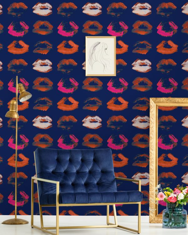 NEON KISS Indigo | Malcolm Fabrics NZ