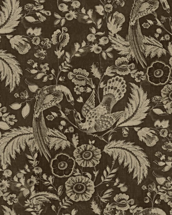 TYROL GARTEN Cocoa Wallpaper | Malcolm Fabrics NZ