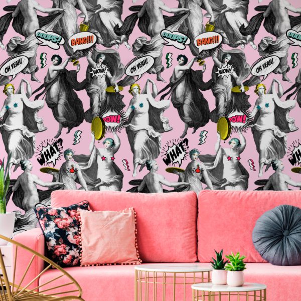 WATCH OUT! Pink | Malcolm Fabrics NZ