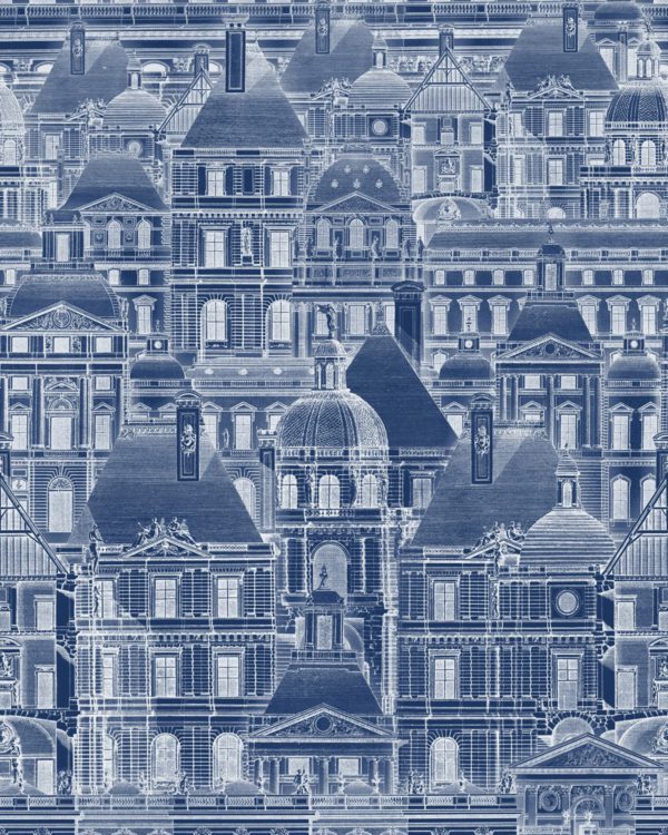 LOUVRE BLUE | Malcolm Fabrics NZ