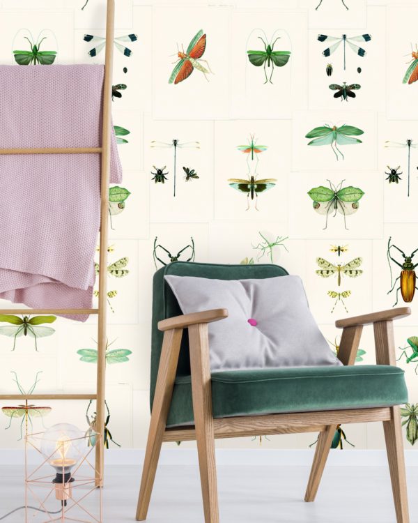 ENTOMOLOGY GREEN | Malcolm Fabrics NZ