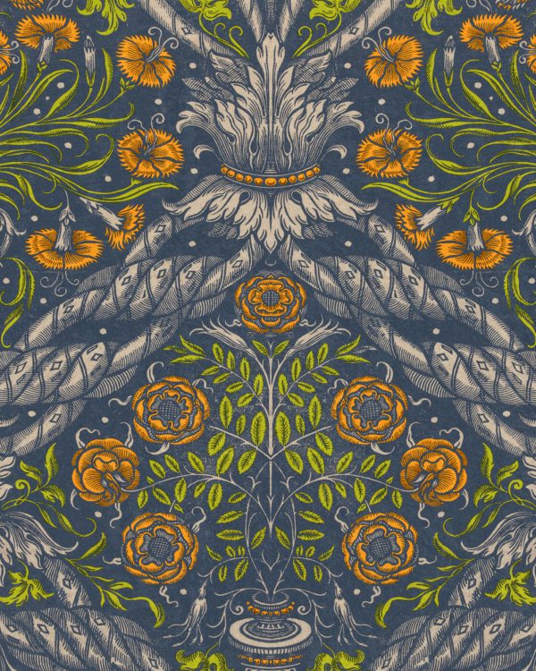 FLORAL ORNAMENT | Malcolm Fabrics NZ