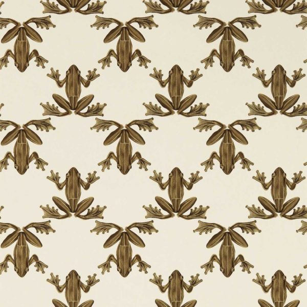 Wood Frog Gold/Parchment | Malcolm Fabrics NZ