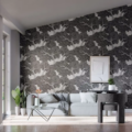 Eternal Oak Ebony/FirstLight - 113040 | Malcolm Fabrics NZ