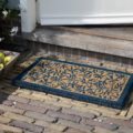 Cleavers Midnight Seaspray 580918 doormat 70x40cm | Malcolm Fabrics NZ Cleavers Midnight Seaspray 580918 doormat 70x40cm | Malcolm Fabrics NZ