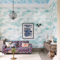 NOUAGE Turquoise WP20789 | Malcolm Fabrics NZ