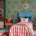 VENETIAN ORNAMENT Green WP20768 | Malcolm Fabrics NZ