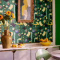 MOTO BELLO Green WP20852 | Malcolm Fabrics NZ