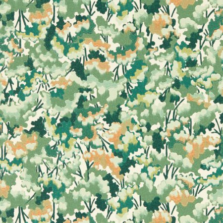 Tree Tops Forest/Clay/Evergreen 113120 | Malcolm Fabrics NZ