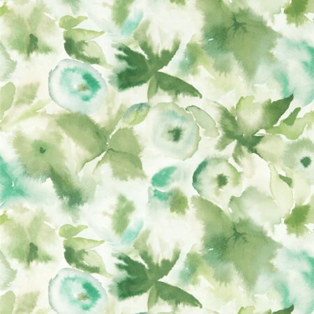 Flores Clover/Kelly/Aqua 113137 | Malcolm Fabrics NZ