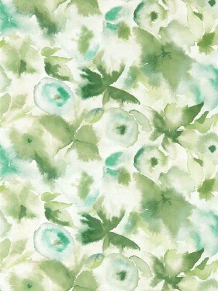 Flores Clover/Kelly/Aqua 113137 | Malcolm Fabrics NZ