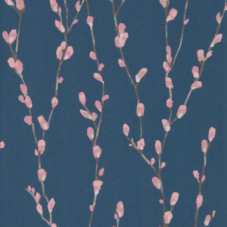 Salice Rose/Navy 111471 | Malcolm Fabrics NZ