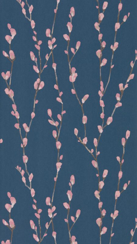 Salice Rose/Navy 111471 | Malcolm Fabrics NZ