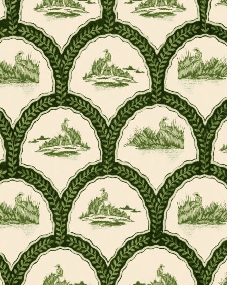 THE HUNTER Artichoke WP30158 | Malcolm Fabrics NZ