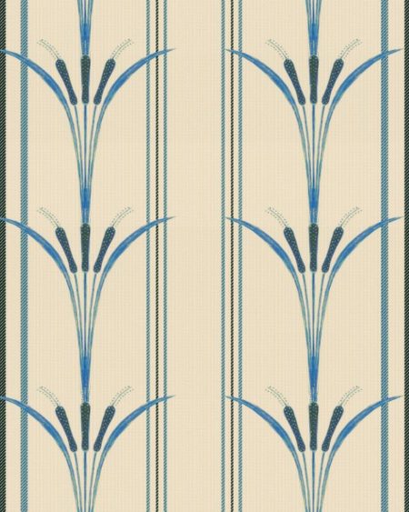 DANUBE STRIPE Blue WP30156 | Malcolm Fabrics NZ