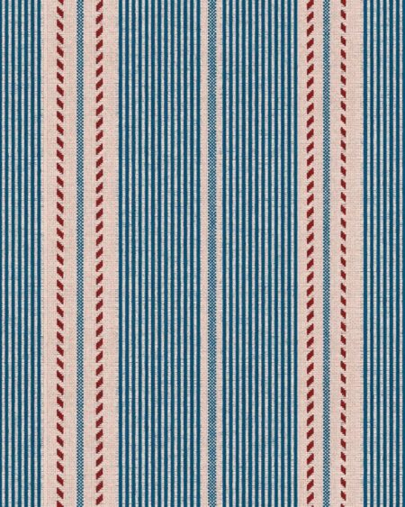 BERBER STRIPES Blue WP20757 | Malcolm Fabrics NZ