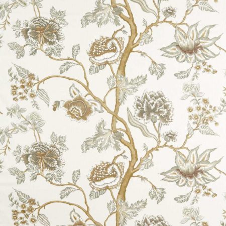Indienne Taupe/Ochre | Malcolm Fabrics NZ