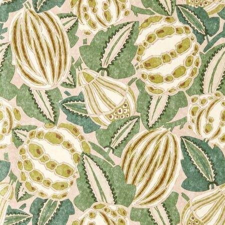 Zenith Blush/forest HFUP113359 | Malcolm Fabrics NZ