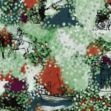 CASTLE'S GARDEN WP20924 | Malcolm Fabrics NZ